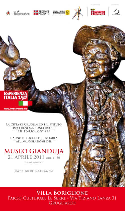 Locandina inaugurazione museo Gianduja